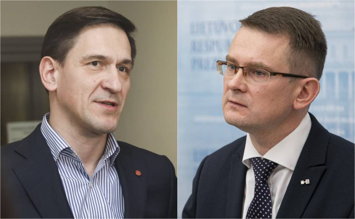 Dainius Kreivys (iš kairės) ir Arūnas Dulkys