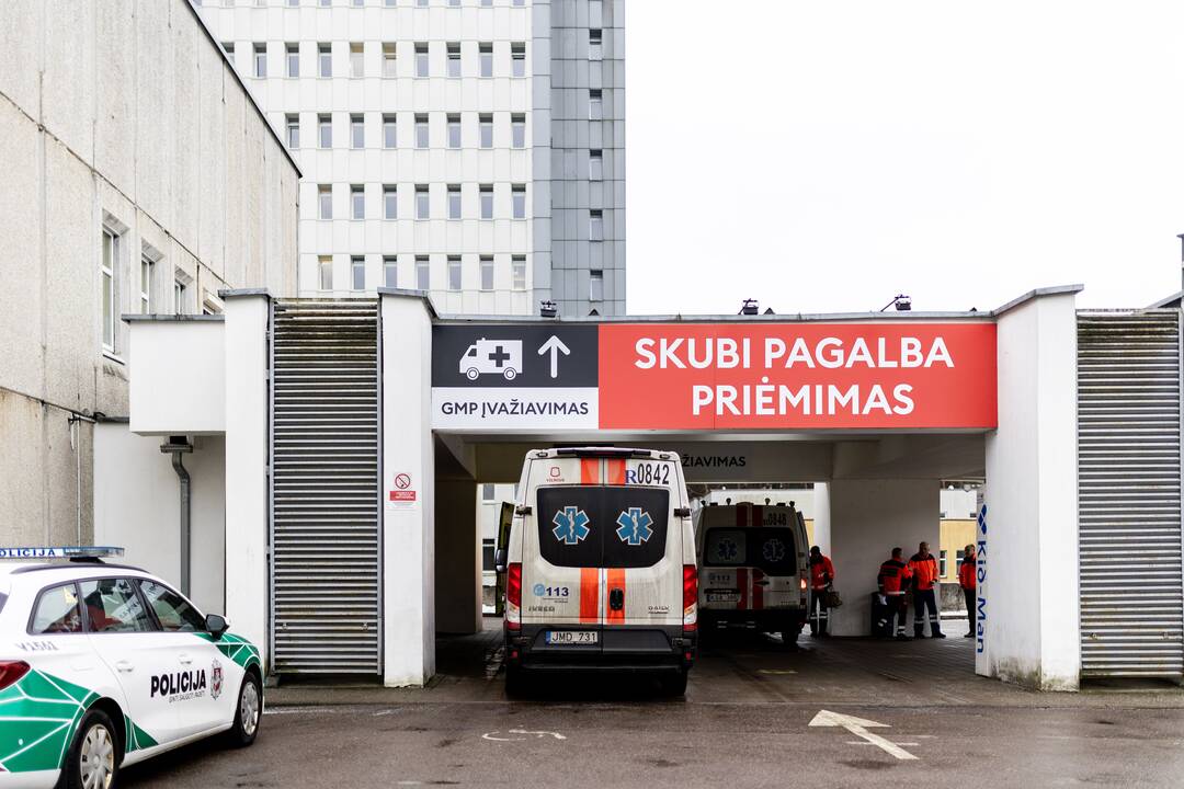 Pacientų apgultis Lazdynų ligoninės skubios pagalbos skyriuje
