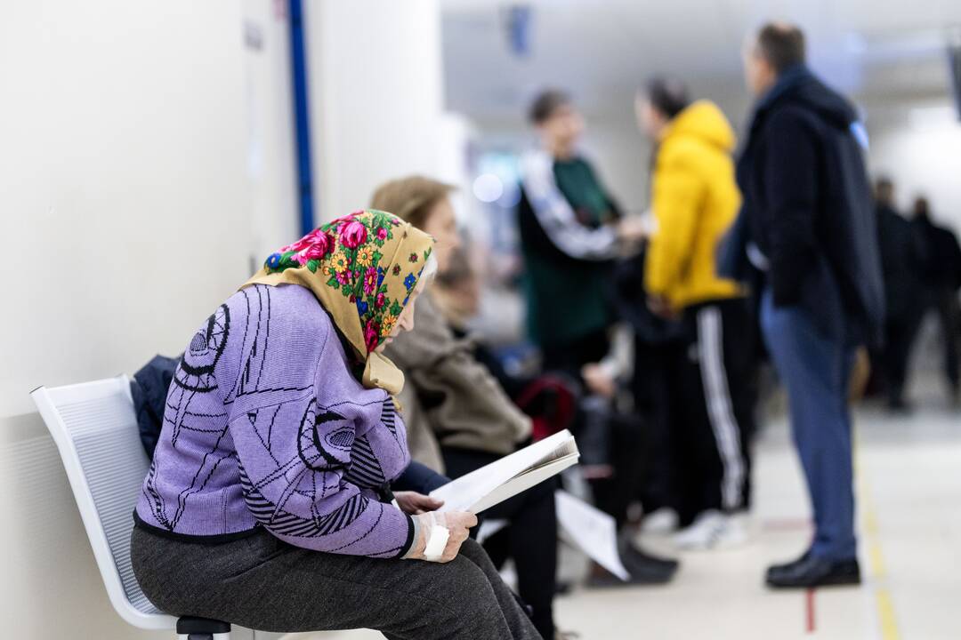 Pacientų apgultis Lazdynų ligoninės skubios pagalbos skyriuje