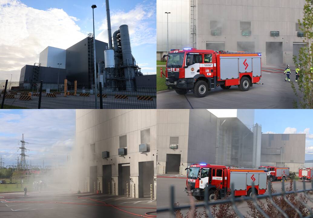 Kauno kogeneracinėje jėgainėje kilo gaisras