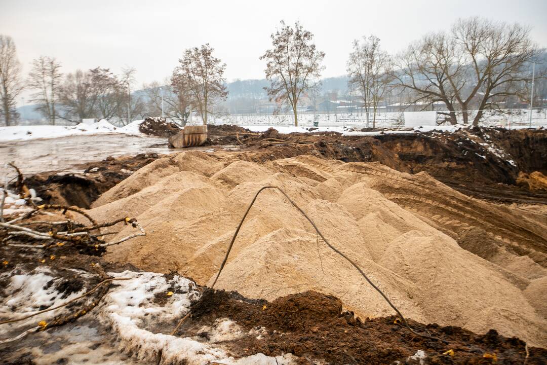 Šančiuose pajudėjo dangoraižių statybos