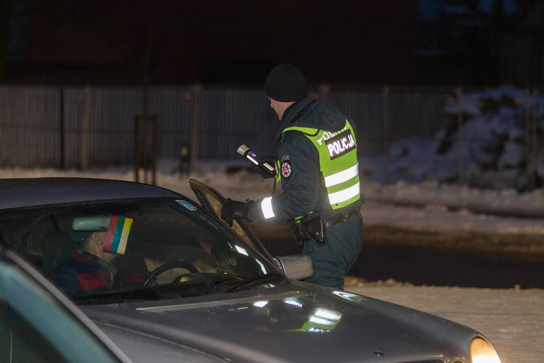 Policijos reidas Europos prospekte