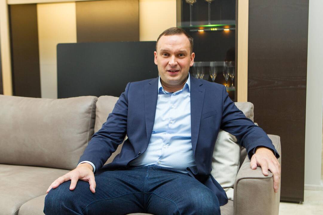 Pasiteisino: "Kauno baldų" vadovas T.Mauricas tikino, kad pirkėjai įvertino jų kurtų baldų kolekcijas.