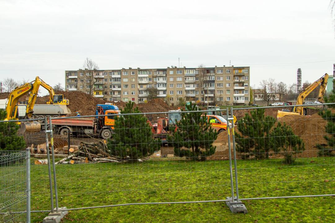 Vandentiekio avarija netoli „Girstučio“