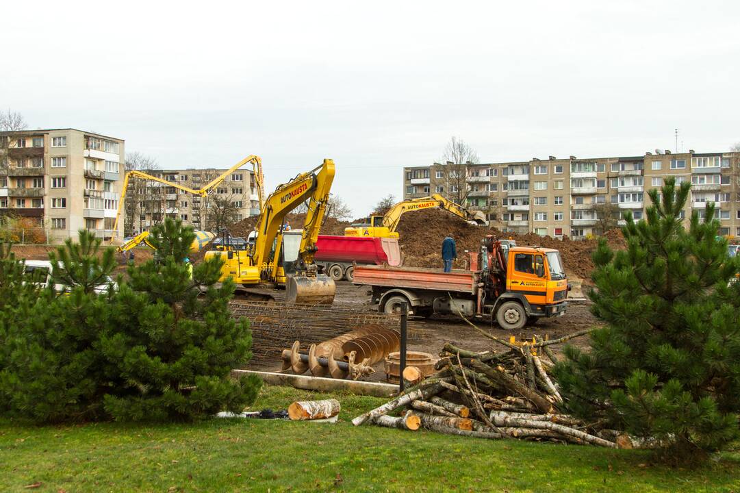 Vandentiekio avarija netoli „Girstučio“