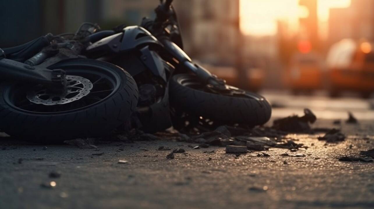 Kraupi avarija Vilniaus rajone: motociklas susidūrė su autobusu, motociklininkas žuvo