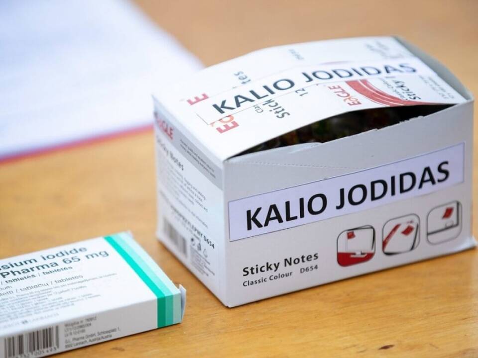 Rado sprendimą, kaip vilniečiams išdalinti kalio jodido tabletes