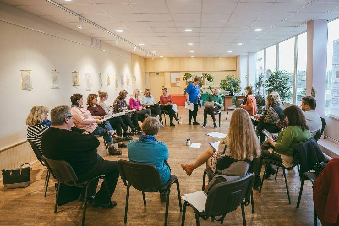 Paskirtis: "Kaunas 2022" iniciatyva surengtuose mokymuose pakaunės kultūros centrų darbuotojai sėmėsi naujų idėjų.