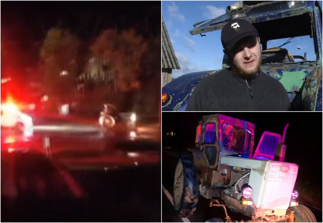 Traktoriaus vairuotojas Laimonas