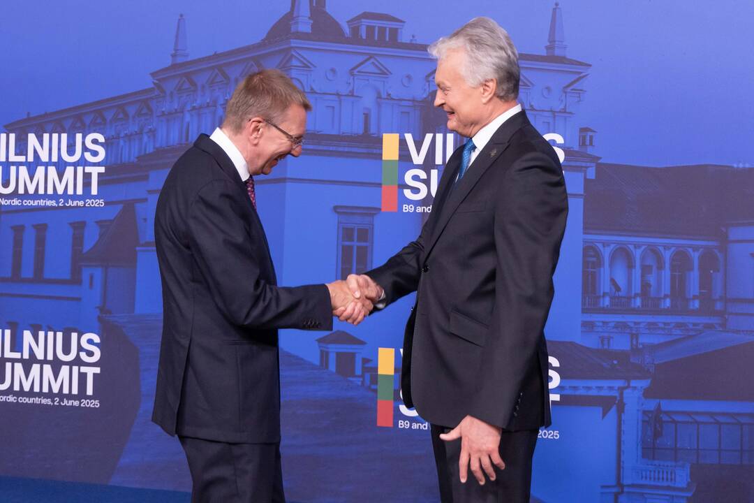 Prezidentas: Lietuva tvirtai stovi su Latvija už taiką ir tvarką pasaulyje
