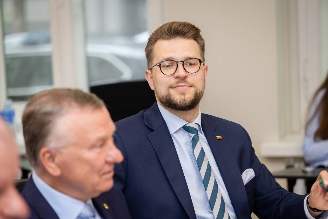 Kauno verslininkų susitikimas su S. Skverneliu ir L. Savicku