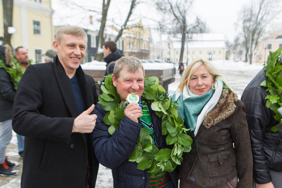 Poledinės žūklės čempionų sutikimas Kaune