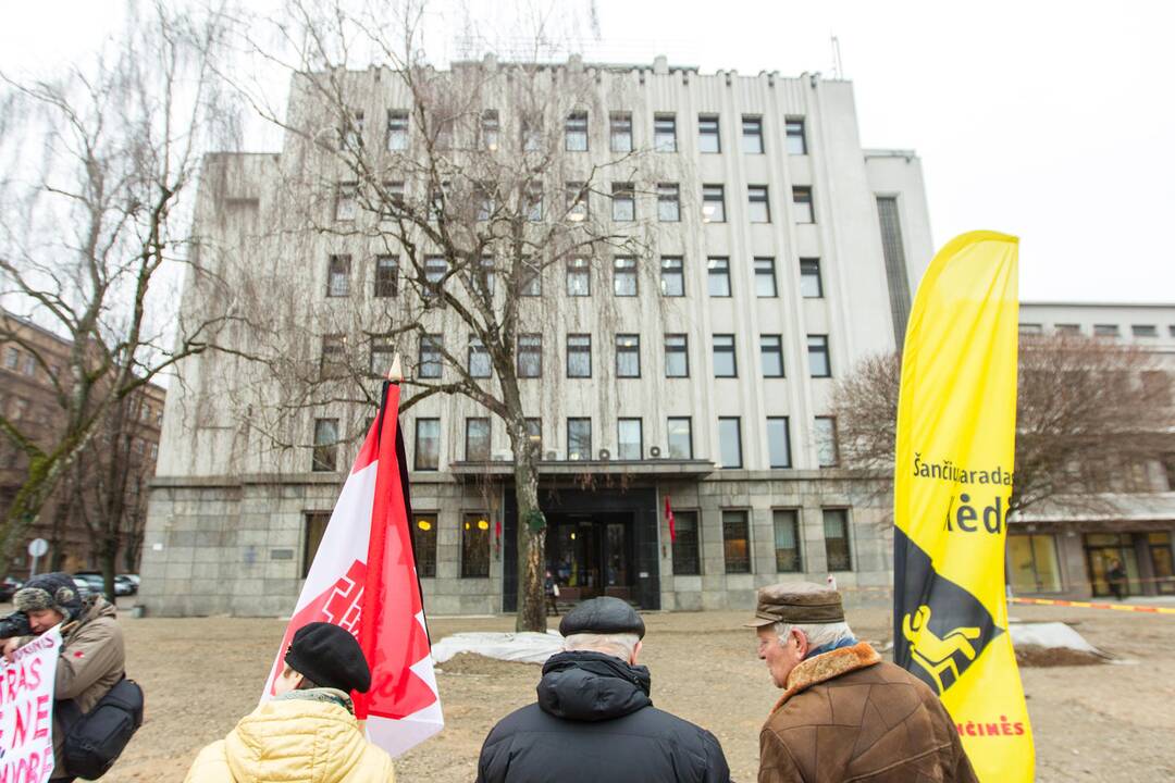 Šančių protestas dėl automobilių plovyklos