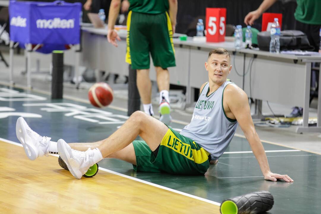 Atvira Lietuvos vyrų krepšinio rinktinės treniruotė