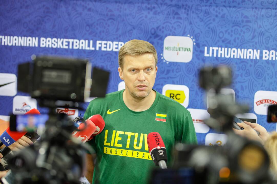 Atvira Lietuvos vyrų krepšinio rinktinės treniruotė