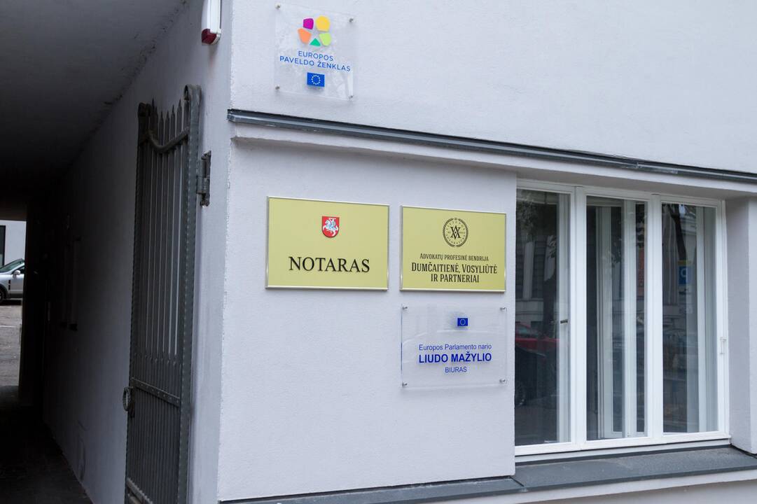 Europarlamentaras L. Mažylis Kaune atidarė savo biurą
