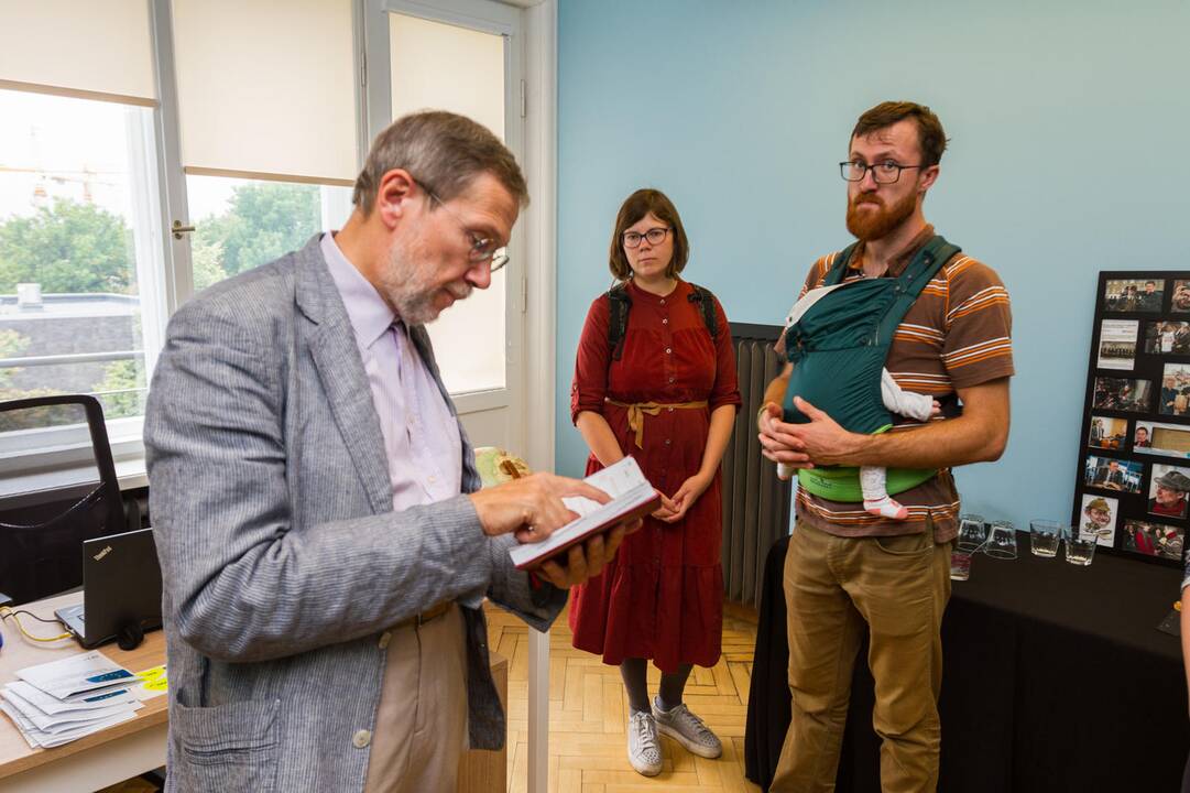 Europarlamentaras L. Mažylis Kaune atidarė savo biurą