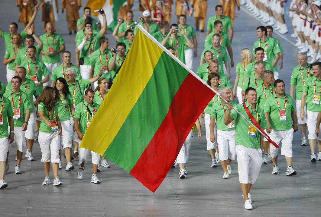 Lietuvos krepšininkai dalyvaus olimpinių žaidynių atidaryme