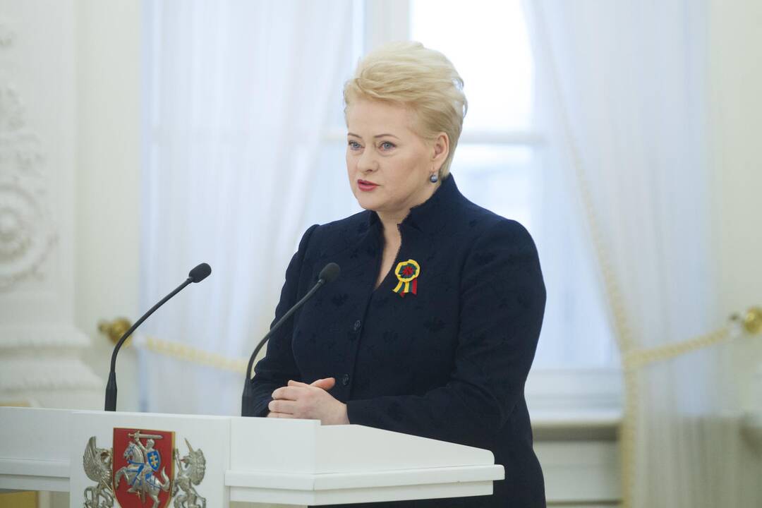 Prezidentė Dalia Grybauskaitė.