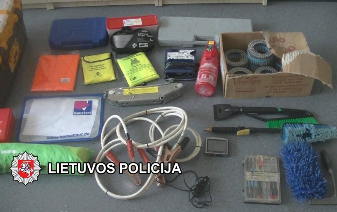 Pajūryje pavogtos mašinos buvo ardomos Jonavoje