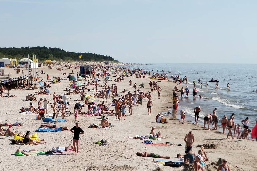 Palangos paplūdimiui tvarkyti planuojama naudoti Šventojoje iškastą smėlį