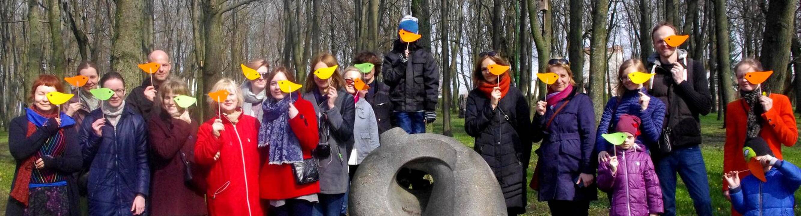 Skulptūrų parke – „Vynerio arbatėlė“