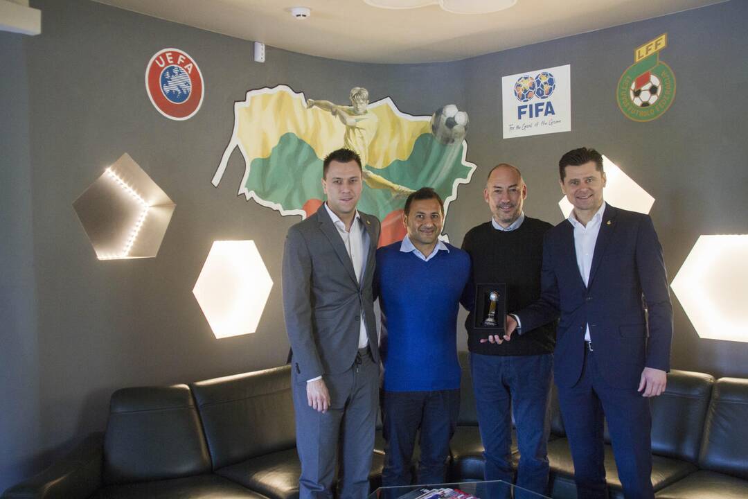 Iš kairės: Edgaras Stankevičius, Kasra Haghighi, Jaime Yarza ir Tomas Danilevičius.