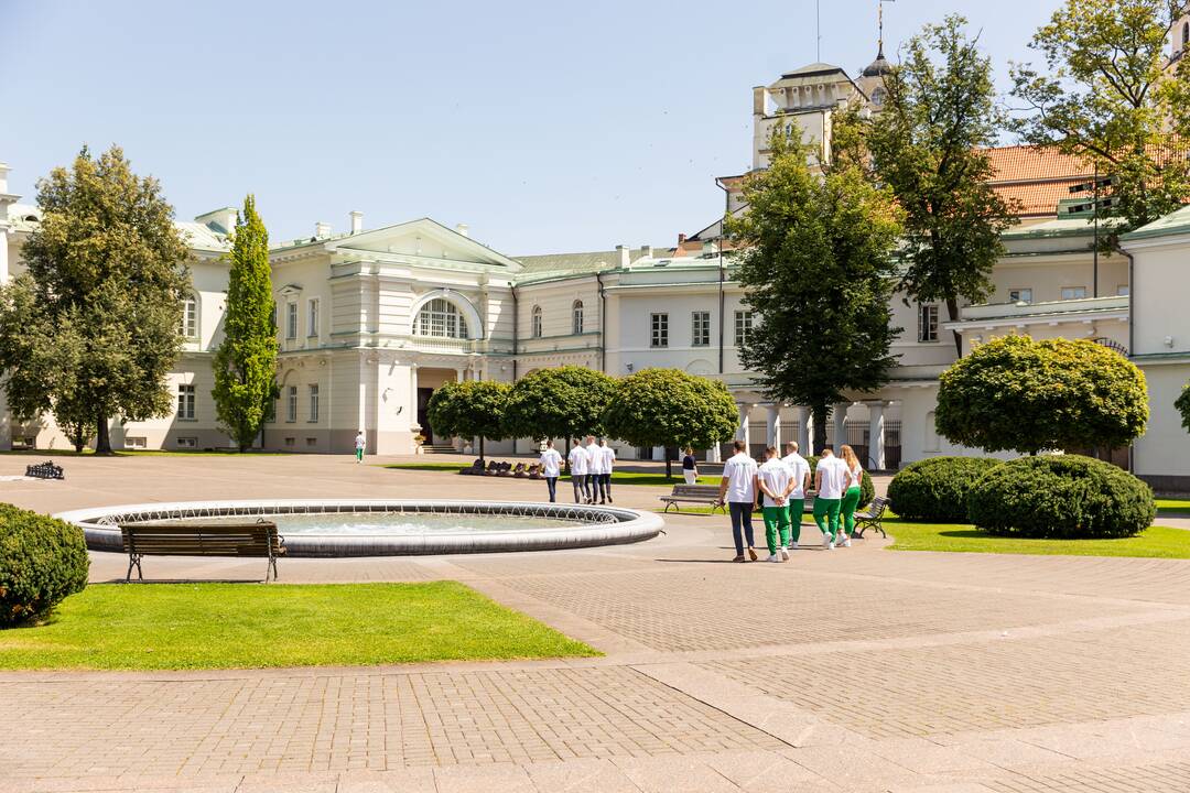 Į Paryžiaus olimpines žaidynes išlydėti Lietuvos sportininkai