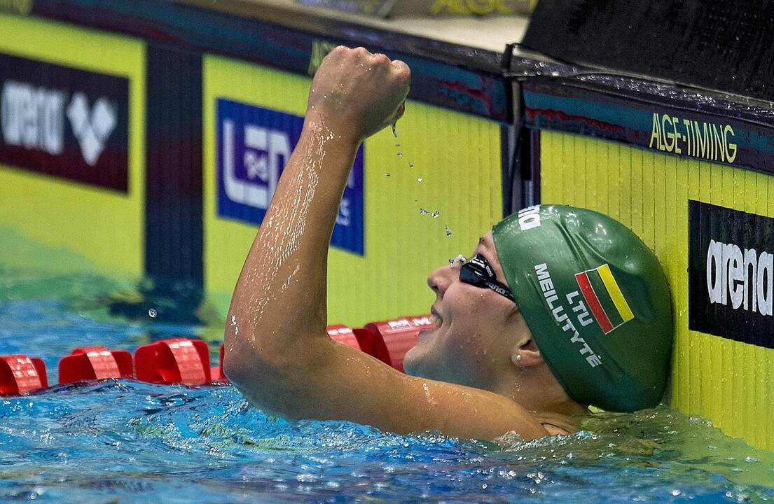 R. Meilutytė nestartavo, o vyrai dukart pagerino Lietuvos rekordą