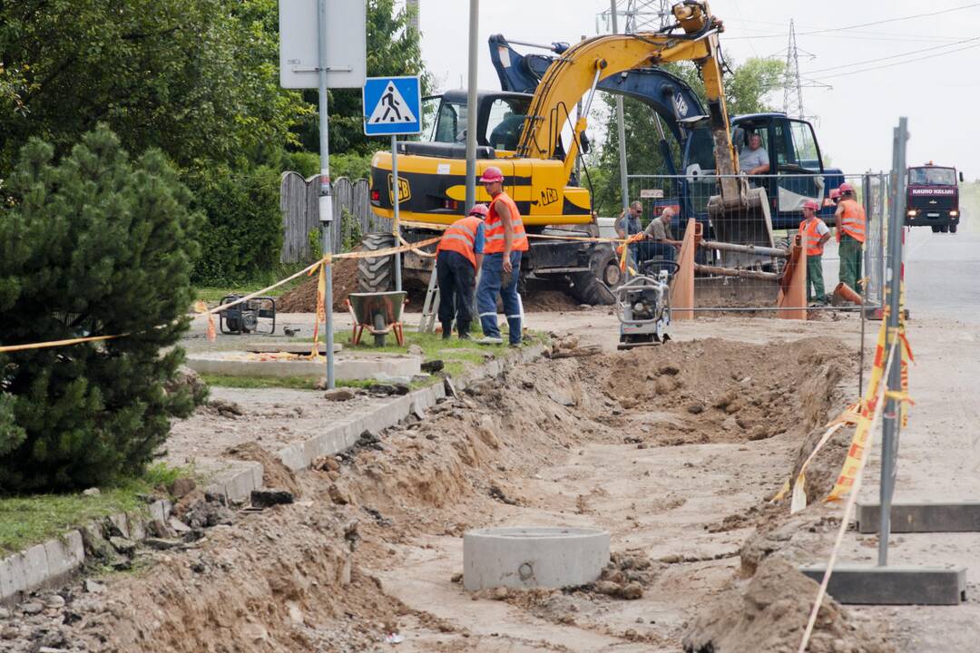 Kaune už ES pinigus paklota maždaug apie 100 km centralizuoto vandens tiekimo ir nuotekų surinkimo tinklų.