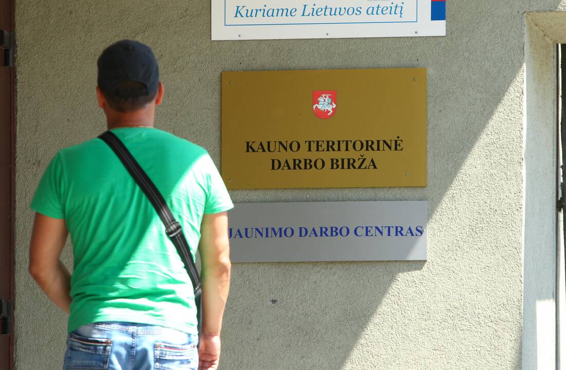 Kauno regione bedarbių šiemet daugiau