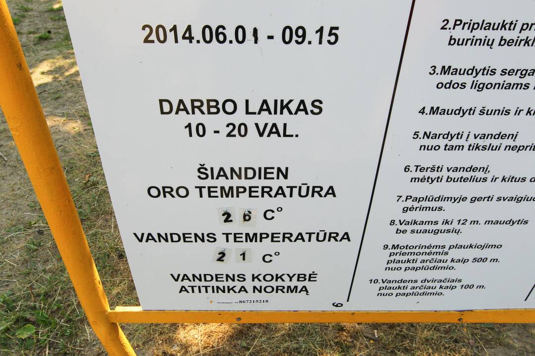 Pliažai šeštadienio popietę