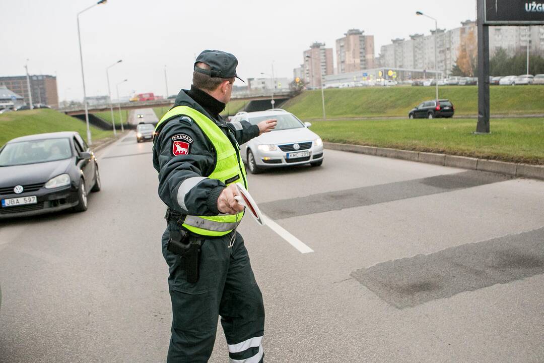 Greičio kontrolės reidas Kaune