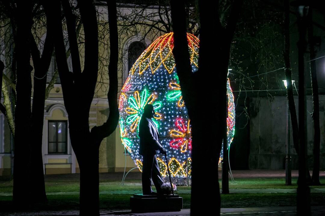 Velykoms pasipuošęs Kaunas