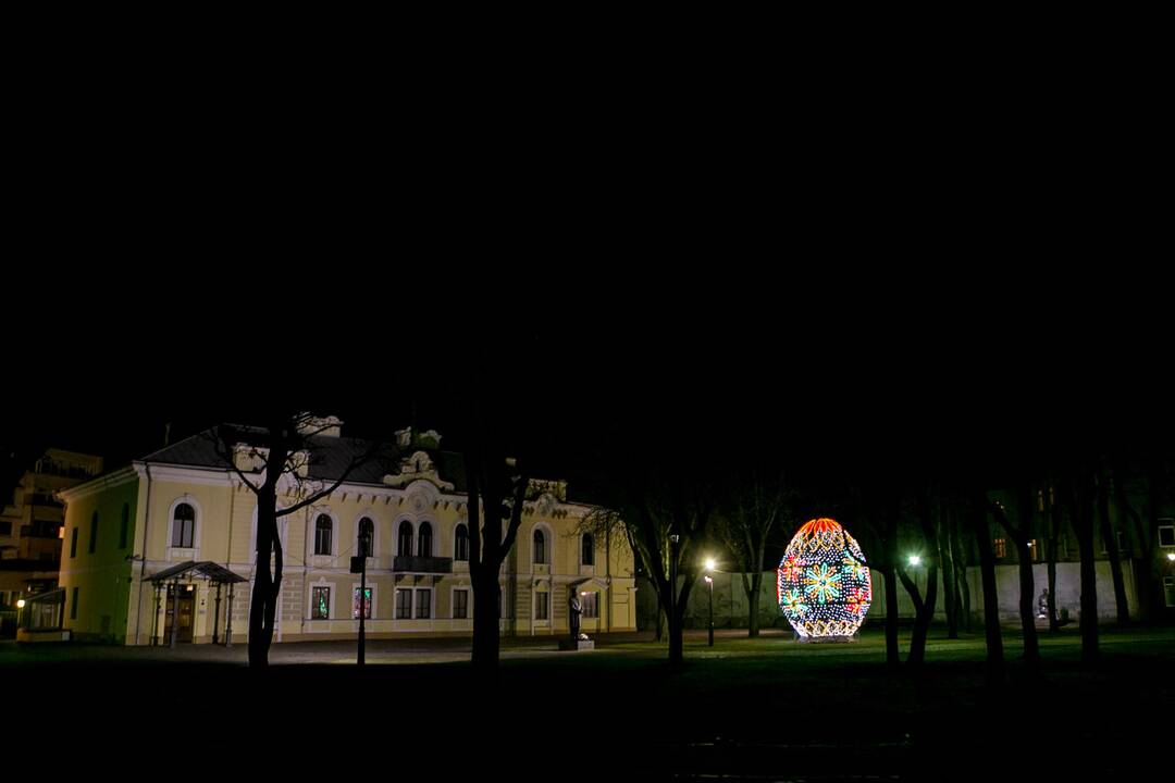 Velykoms pasipuošęs Kaunas