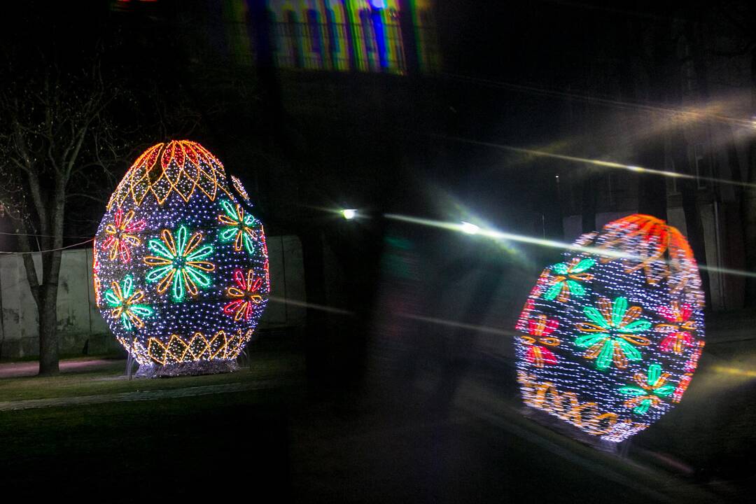 Velykoms pasipuošęs Kaunas