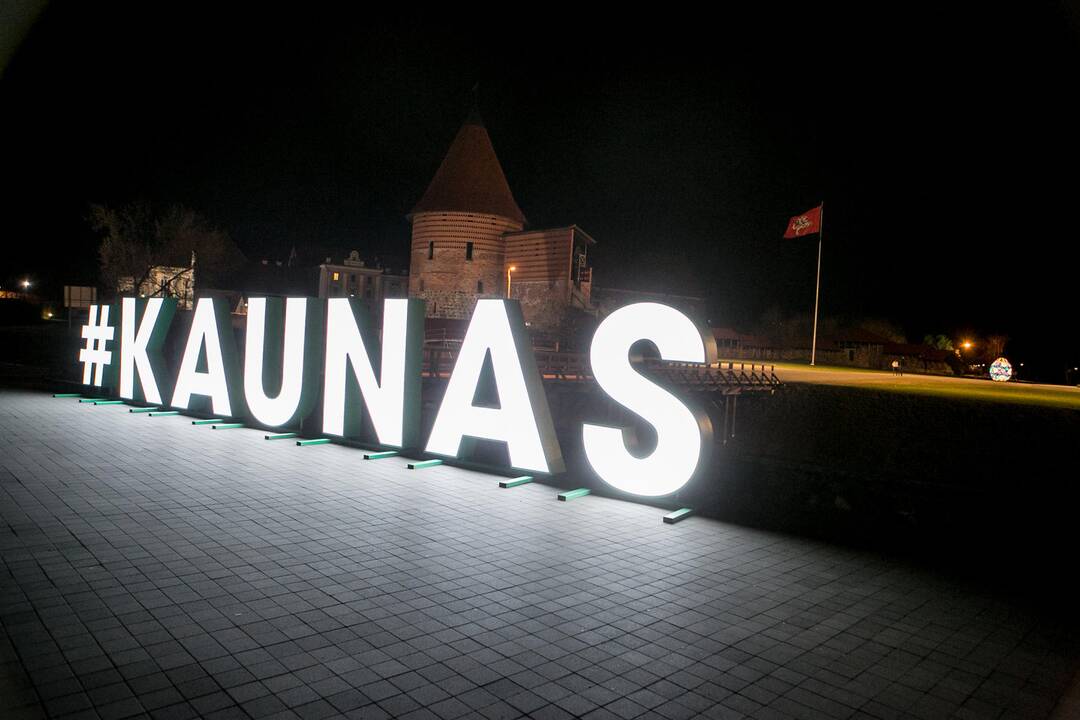 Velykoms pasipuošęs Kaunas