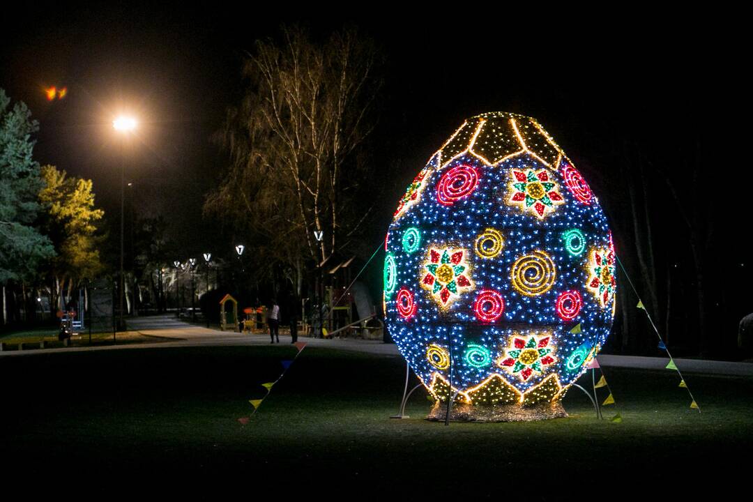 Velykoms pasipuošęs Kaunas