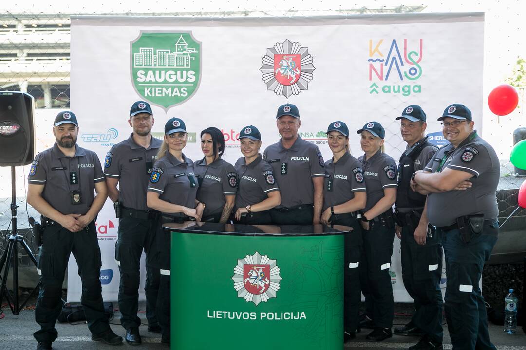 Policijos projekto „Saugus kiemas“ startas