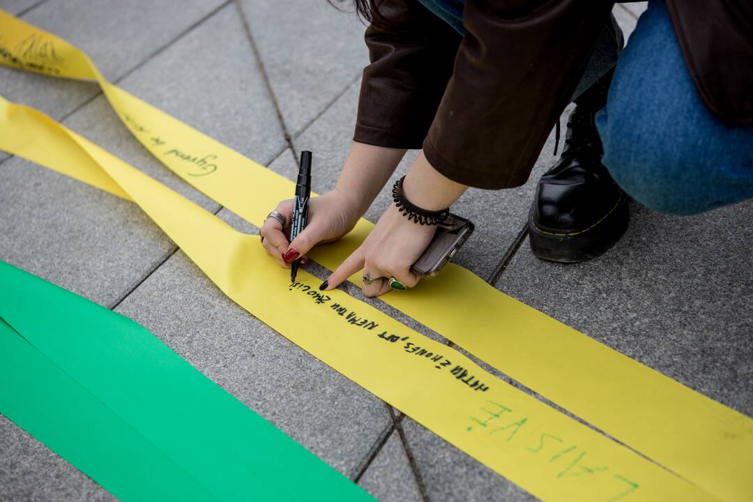 Kultūros ir taikos valanda prie Vytauto Didžiojo paminklo