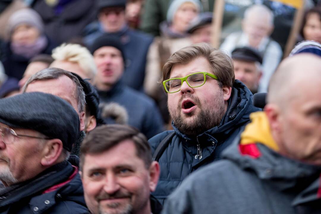 Protesto akcija „Mes kaltinam!“
