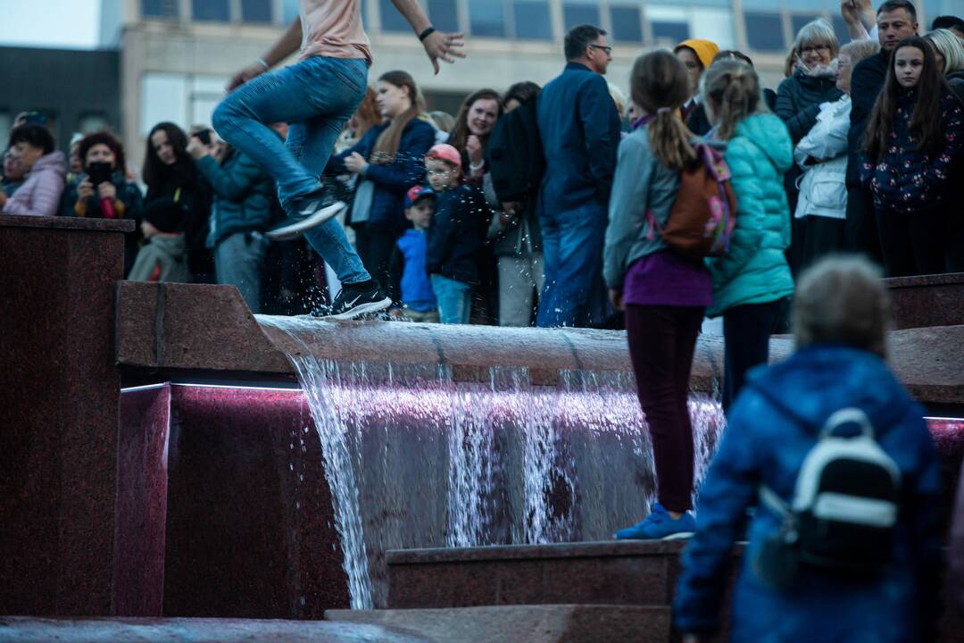 Iškilmingas Operos ir baleto teatro fontano atidarymas