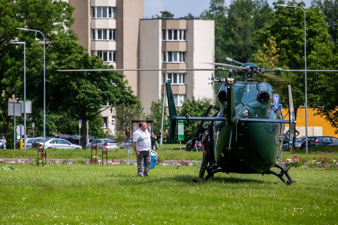 Donoro kepenų transportavimas iš Rygos į Vilnių