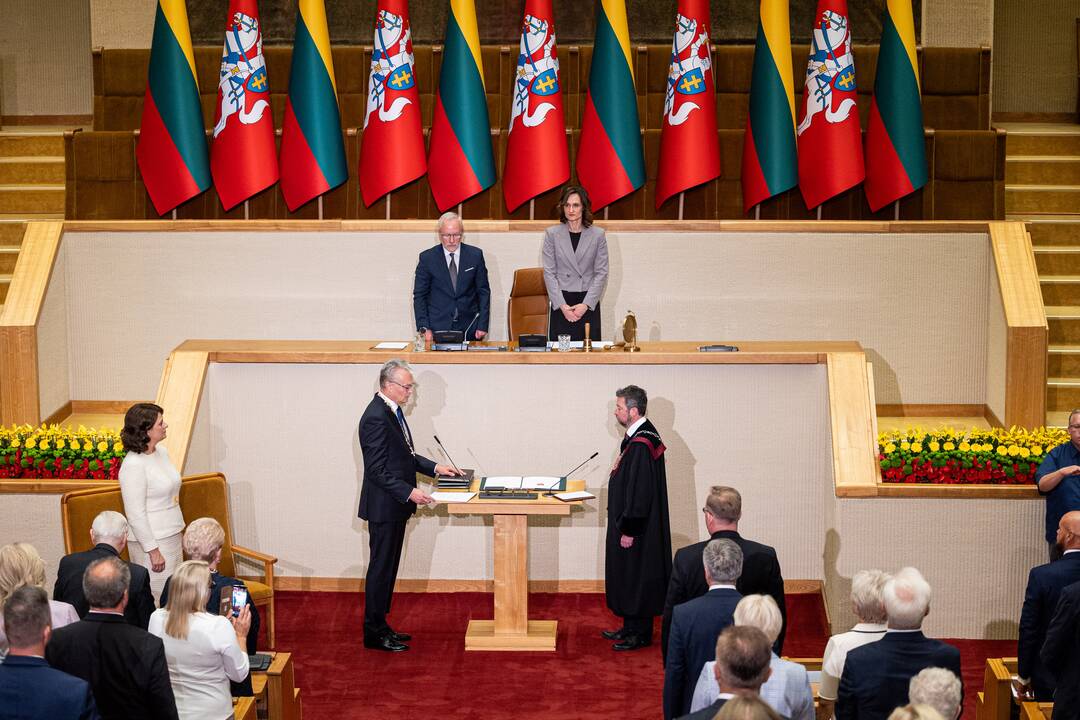 G. Nausėdos inauguracija Seime