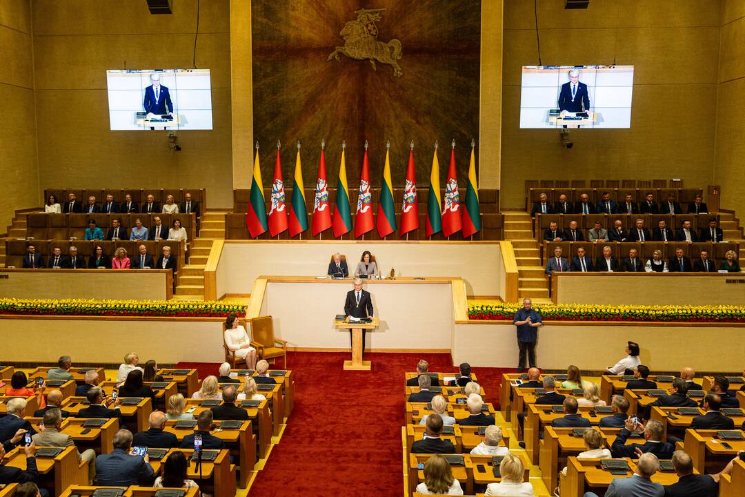 G. Nausėdos inauguracija Seime