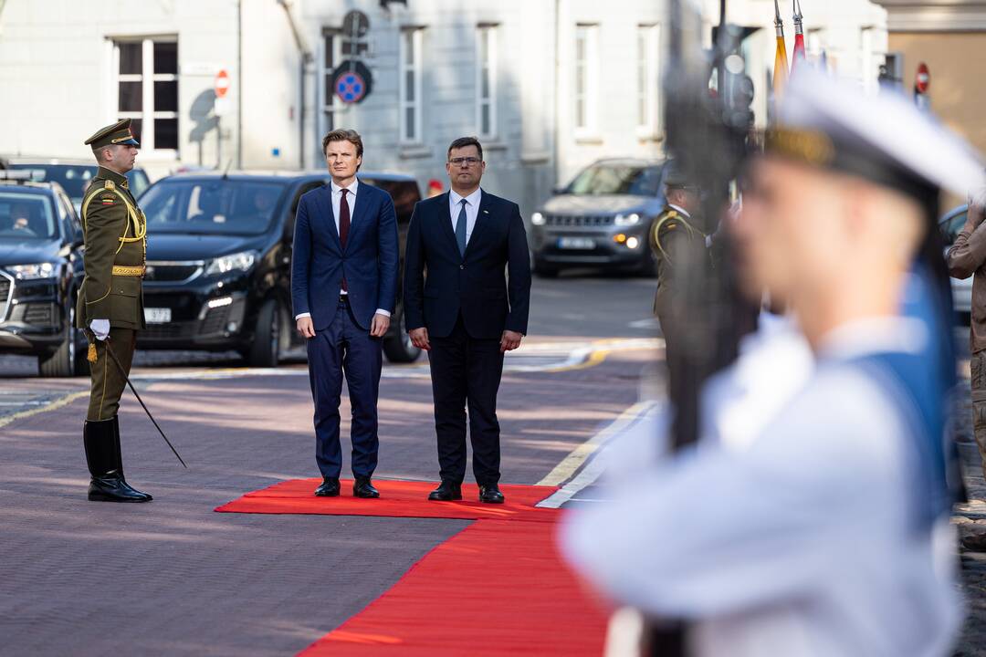 Nyderlandų gynybos ministro vizitas Lietuvoje