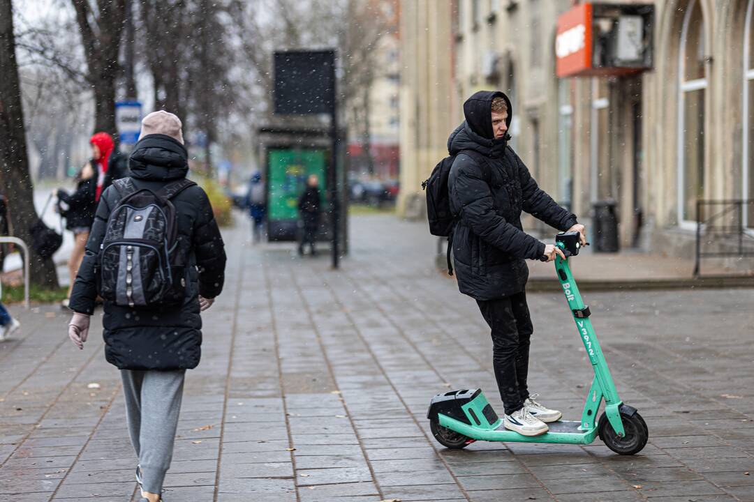 Pirmas sniegas Vilniuje