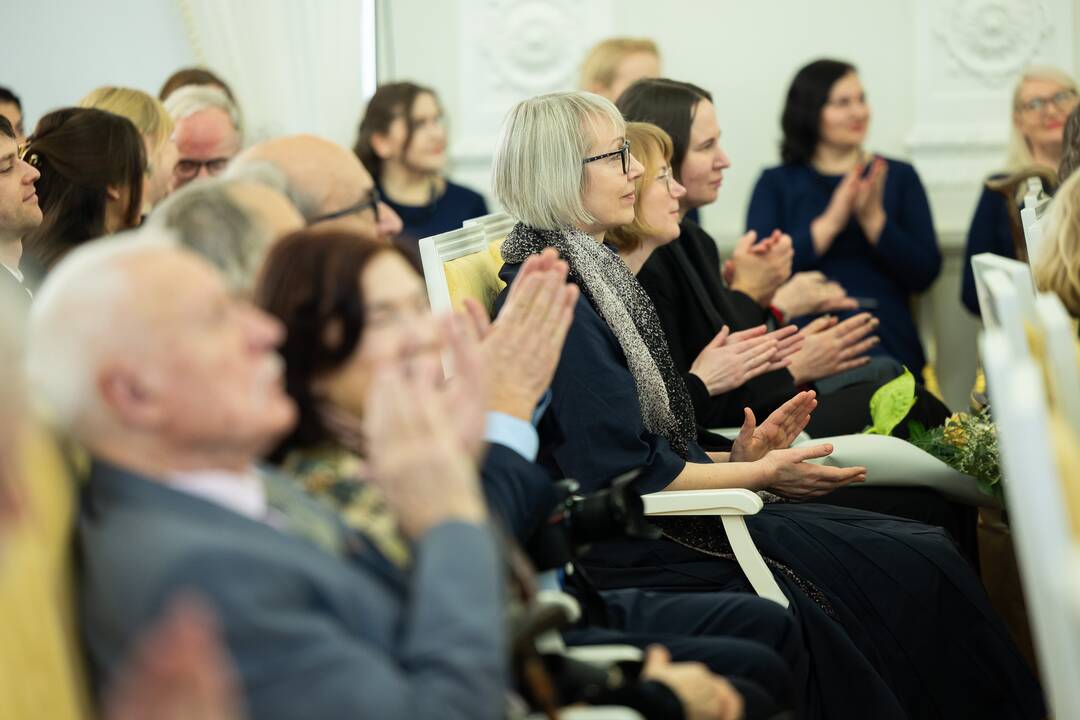 Prezidentas įteikė Nacionalines kultūros ir meno bei Jono Basanavičiaus premijas