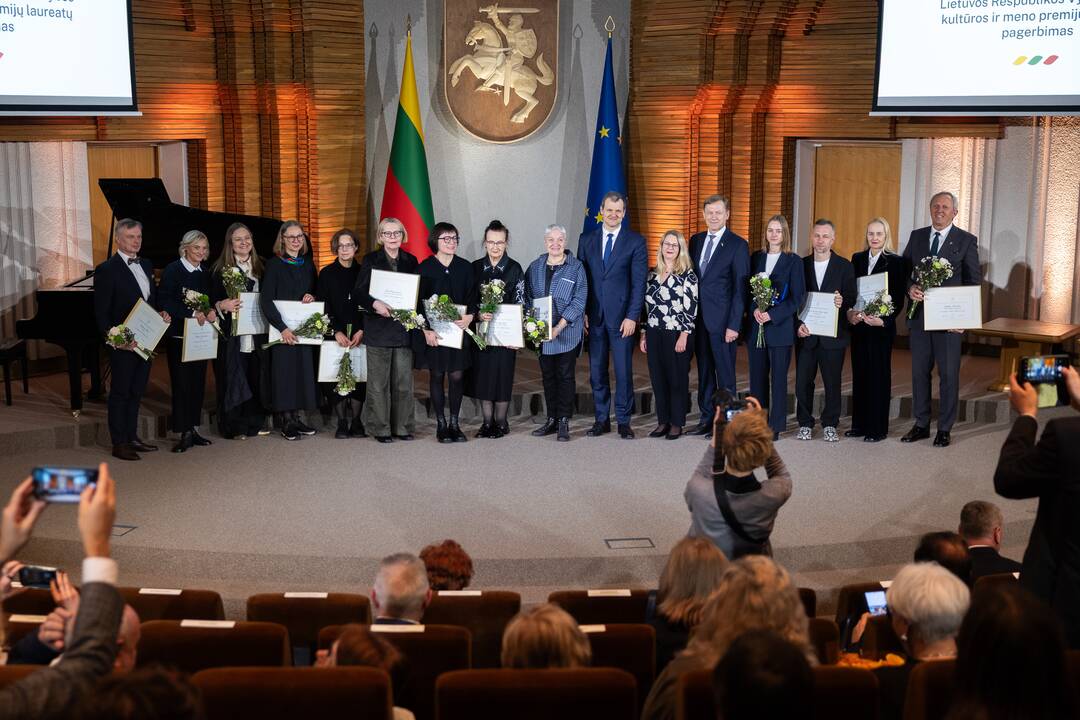 Vyriausybės kultūros ir meno premijų laureatų pagerbimo iškilmės