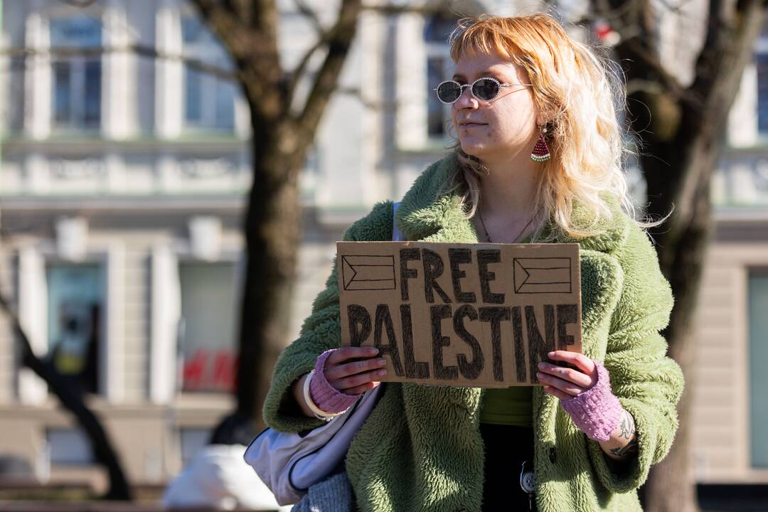 Palestinos palaikymo akcija